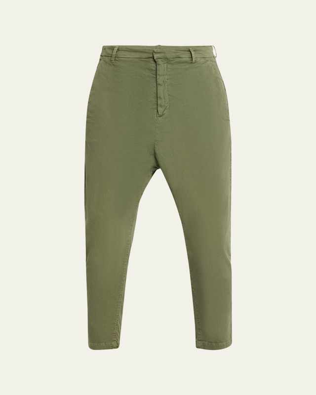 Paris Straight-Leg Cropped Pants